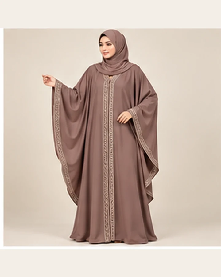 Two Piece Jilbab – Black 011