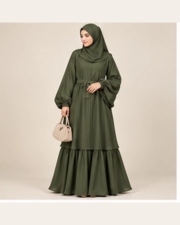 Modest Kaftan Abaya – Navy Blue 045