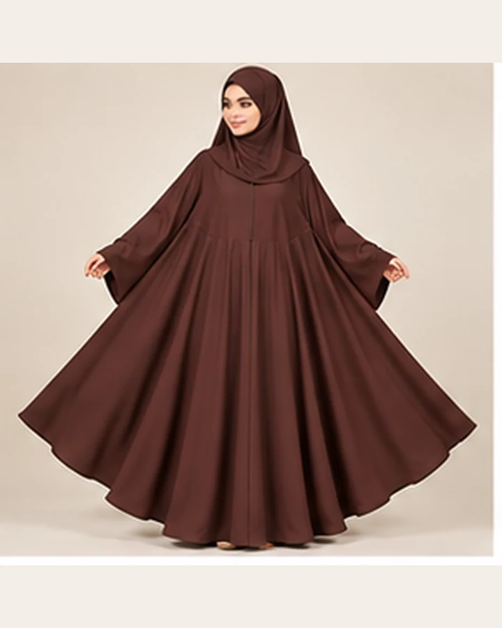 Saudi Butterfly Abaya – Maroon 053